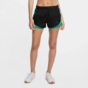 Nike Women S Dri Fit Solid Tempo Running Shorts Green Size X-Small NWT